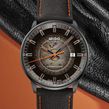 Buy Shop Mido Commander Automatic Gradient Black Dial Black Nylon Strap Watch For Men - M021.407.37.411.00 USA Online