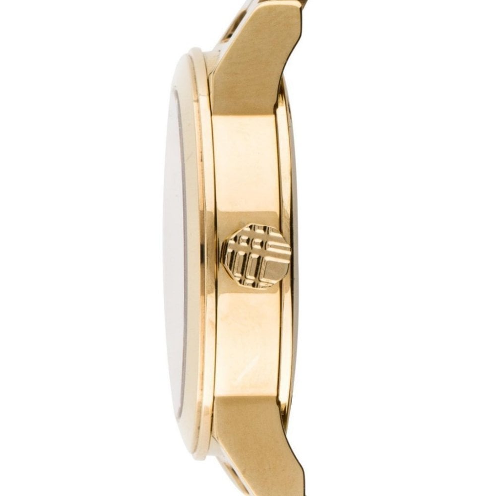 Buy Shop Burberry The City Gold Dial Gold Steel Strap Watch for Women - BU9234 USA Online