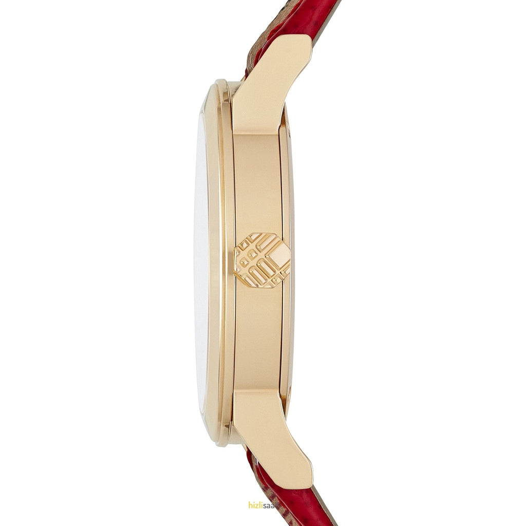 Buy Shop Burberry The City Champagne Dial Leather Strap Watch for Women - BU9139 USA Online