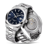 Buy Shop Tissot Gentlemen Powermatic 80 Silicium Blue Dial Silver Steel Strap Watch For Men - T127.407.11.041.00 USA Online