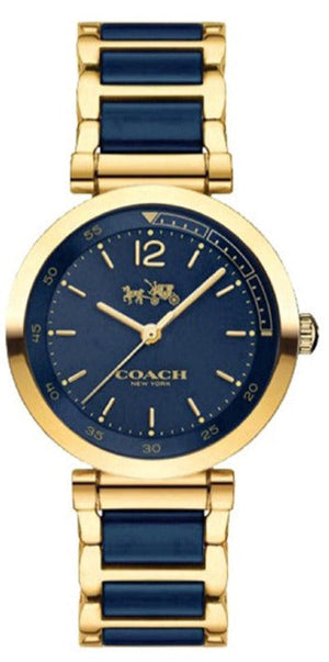 Buy Shop Coach Sport Ceramic Blue Dial Two Tone Steel Strap Watch for Women - 14502462 USA Online