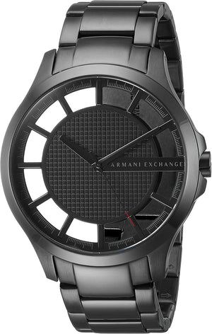 Buy Shop Armani Exchange Hampton Chronograph Grey Dial Grey Steel Strap Watch For Men - AX2188 USA Online