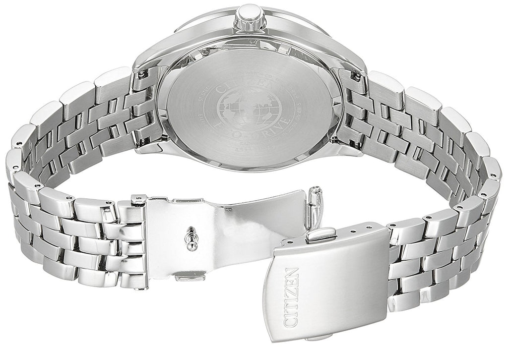 Buy Shop Citizen Eco Drive Black Dial Silver Steel Strap Watch For Men - BM7250-56E USA Online