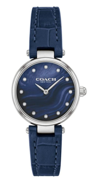 Buy Shop Coach Park Navy Blue Dial Navy Blue Leather Strap Watch for Women - 14503535 USA Online