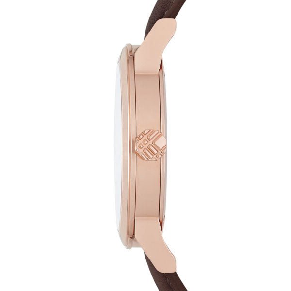 Buy Shop Burberry The City Brown Dial Brown Leather Strap Watch for Men - BU9013 USA Online