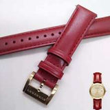 Buy Shop Burberry The City Gold Dial Red Leather Strap Watch for Women - BU9140 USA Online