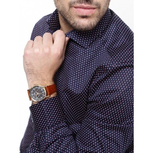 Buy Shop Citizen Eco Drive Multi Function Day & Date Black Dial Brown Leather Strap Watch For Men - AO9003-08E USA Online