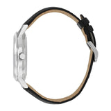 Buy Shop Citizen Eco Drive Silver Dial Black Leather Strap Watch For Men - AO9000-06B USA Online