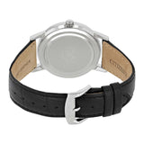 Buy Shop Citizen Eco Drive Silver Dial Black Leather Strap Watch For Men - AO9000-06B USA Online