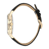 Buy Shop Citizen Watch Eco Drive Day & Date White Dial Black Leather Strap Watch For Men - AO9003-16A USA Online