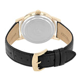 Buy Shop Citizen Watch Eco Drive Day & Date White Dial Black Leather Strap Watch For Men - AO9003-16A USA Online