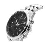 Buy Shop Citizen Eco Drive Chronograph Black Dial Silver Steel Strap Watch For Men - AT2140-55E USA Online