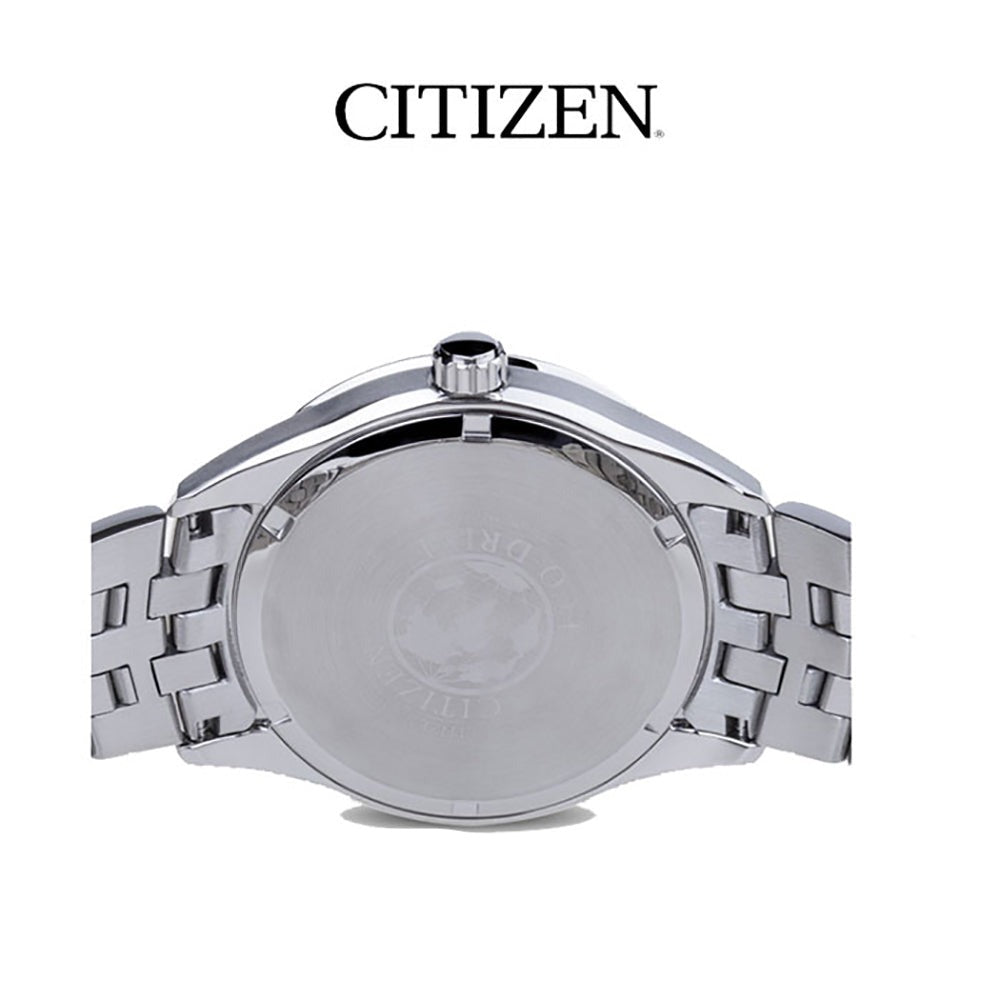 Buy Shop Citizen Eco Drive Blue Dial Silver Steel Strap Watch For Men - BM7250-56L USA Online