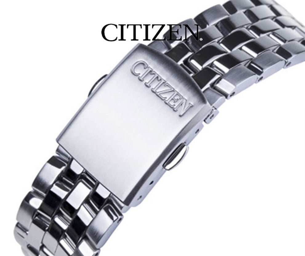Buy Shop Citizen Eco Drive Blue Dial Silver Steel Strap Watch For Men - BM7250-56L USA Online