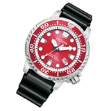 Buy Shop Citizen Eco Drive Promaster Marine Red Dial Black Rubber Strap Watch For Men - BN0159-15X USA Online