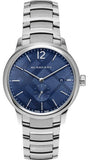 Buy Shop Burberry The Classic Blue Dial Silver Steel Strap Watch for Men - BU10007 USA Online