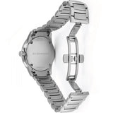 Buy Shop Burberry The Classic Blue Dial Silver Steel Strap Watch for Men - BU10007 USA Online