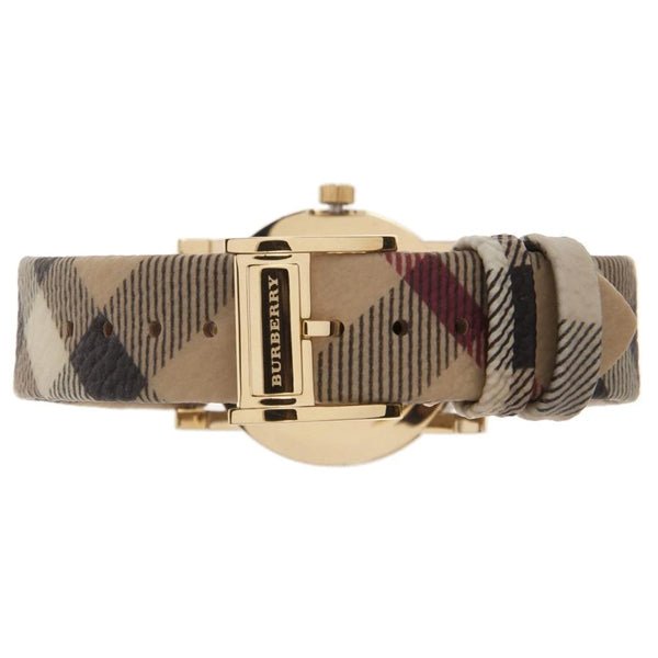 Buy Shop Burberry Heritage Silver Dial Leather Strap Watch for Women - BU1398 USA Online