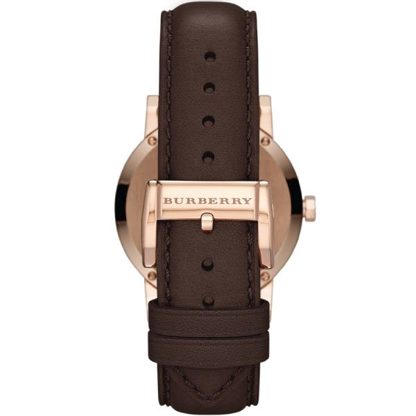 Buy Shop Burberry The City Brown Dial Brown Leather Strap Watch for Men - BU9013 USA Online