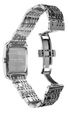 Buy Shop Burberry Nova Check Square White Dial Silver Steel Strap Watch for Women - BU1572 USA Online
