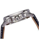 Buy Shop Citizen Eco Drive Calendrier White Dial Blue Leather Strap Watch For Men - BU2020-11A USA Online