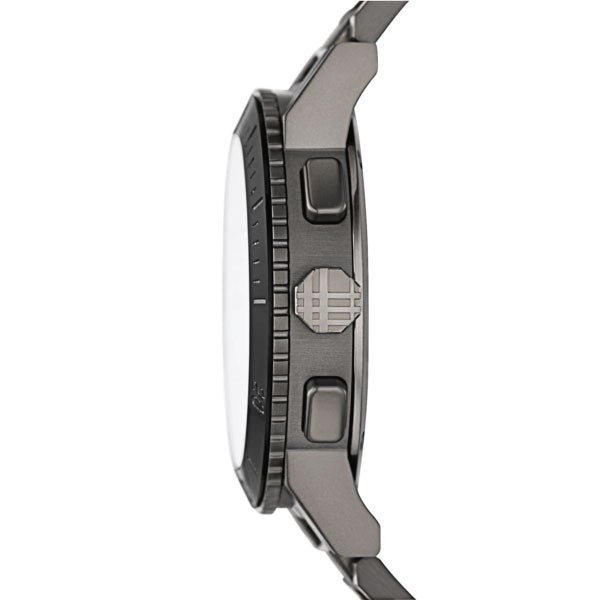 Buy Shop Burberry The City Grey Dial Gunmetal Grey Steel Strap Watch for Men - BU9381 USA Online