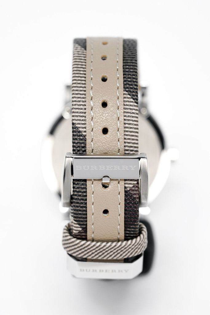 Buy Shop Burberry The City Beige Dial Tan Leather Strap Watch for Women - BU9021 USA Online