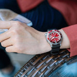 Buy Shop Citizen Eco Drive Promaster Marine Red Dial Black Rubber Strap Watch For Men - BN0159-15X USA Online