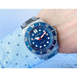 Buy Shop Citizen Promaster Mechanical Blue Dial Silver Steel Strap Watch For Men - NJ0121-89L USA Online