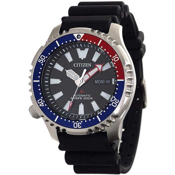 Buy Shop Citizen Promaster Automatic 200M Diver Fugu Limited Edition Black Dial Black Rubber Strap Watch For Men - NY0110 USA Online