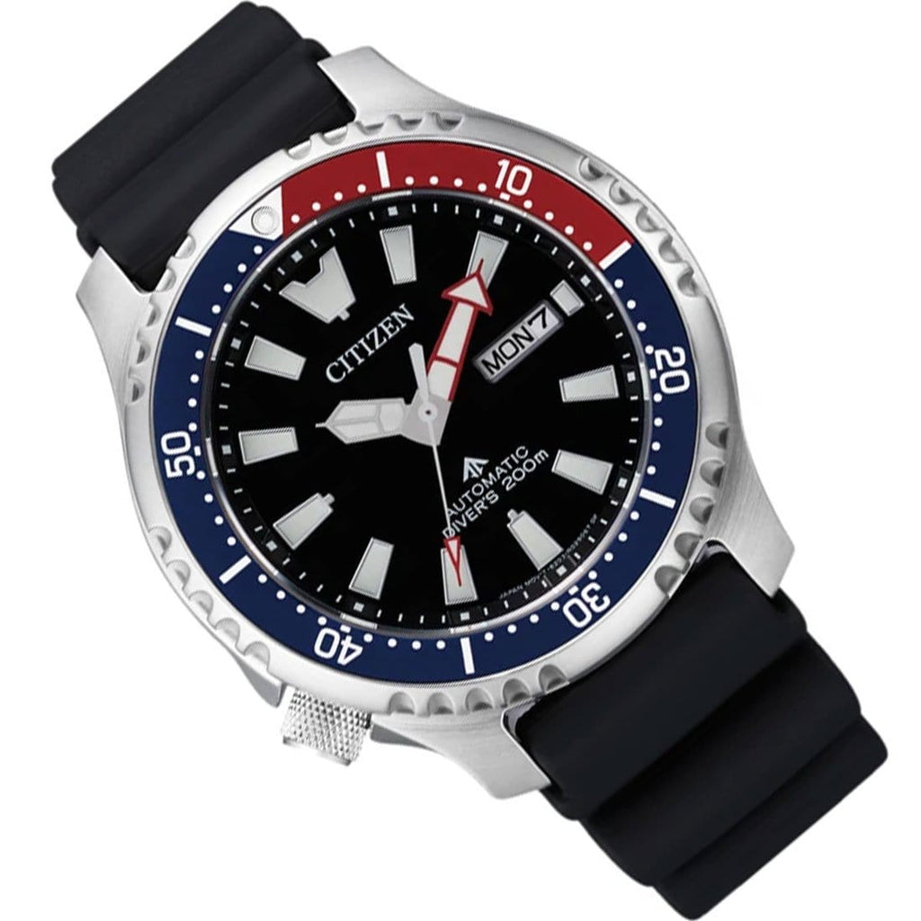Buy Shop Citizen Promaster Automatic 200M Diver Fugu Limited Edition Black Dial Black Rubber Strap Watch For Men - NY0110 USA Online
