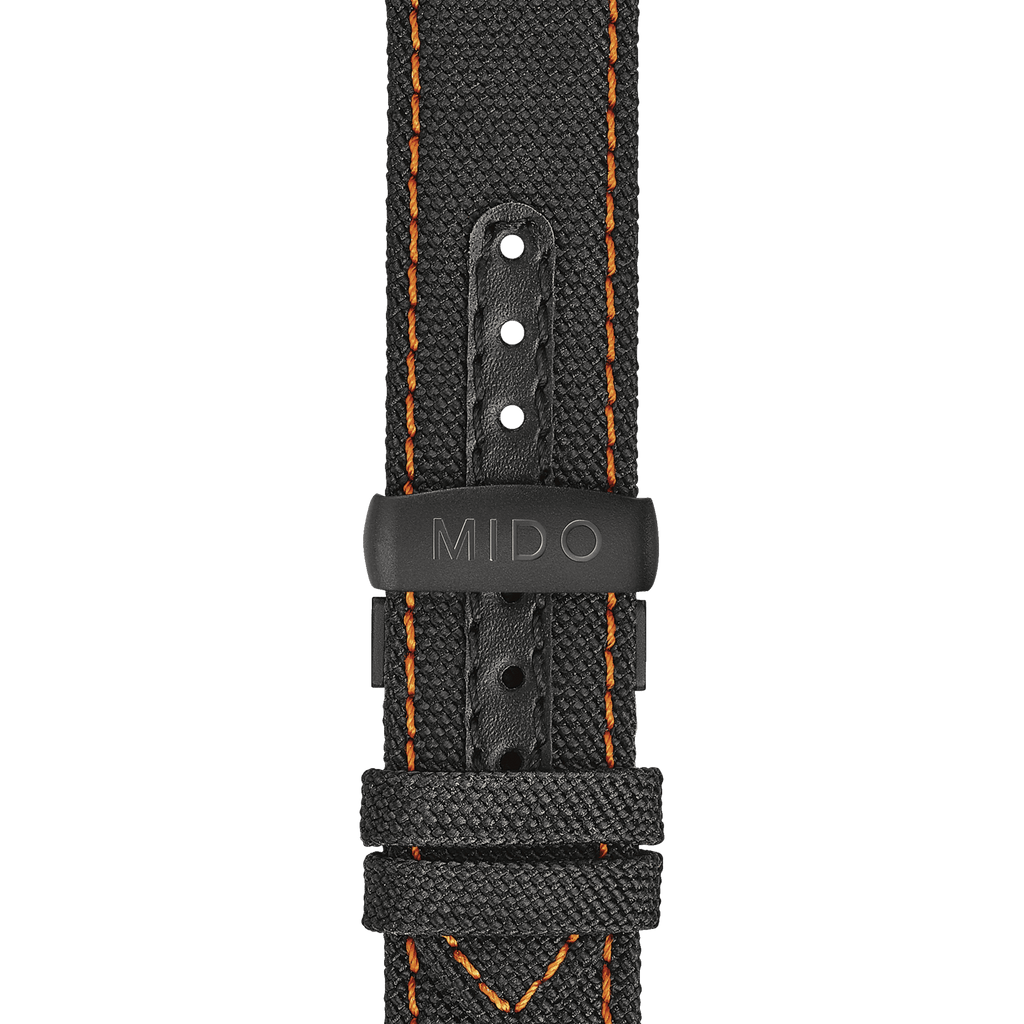 Buy Shop Mido Commander Automatic Gradient Black Dial Black Nylon Strap Watch For Men - M021.407.37.411.00 USA Online