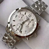 Buy Shop Tissot PRC 200 Chronograph White Dial Silver Steel Strap Watch For Men - T055.417.11.017.00 USA Online