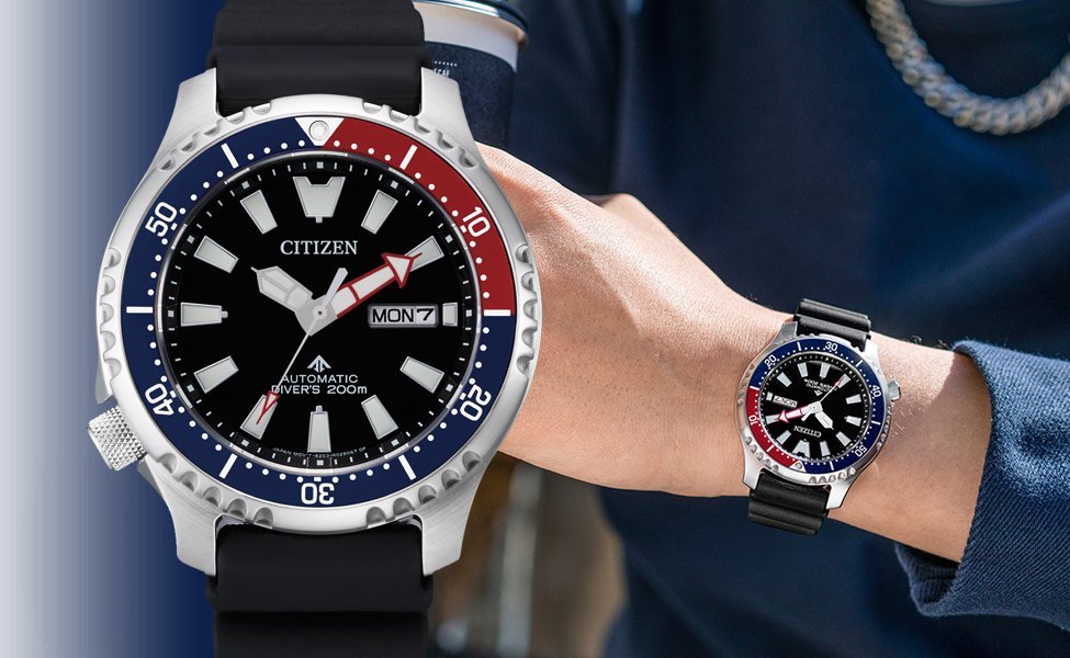 Buy Shop Citizen Promaster Automatic 200M Diver Fugu Limited Edition Black Dial Black Rubber Strap Watch For Men - NY0110 USA Online