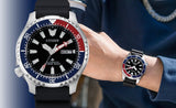 Buy Shop Citizen Promaster Automatic 200M Diver Fugu Limited Edition Black Dial Black Rubber Strap Watch For Men - NY0110 USA Online