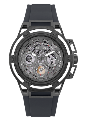 Buy Shop Guess Matrix Multifunction Grey Dial Grey Rubber Strap Watch for Men - GW0423G3 USA Online