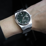 Buy Shop Tissot PRX Powermatic 80 Green Dial Silver Steel Strap Watch For Men - T137.407.11.091.00 USA Online