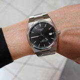 Buy Shop Tissot PRX Powermatic 80 Black Dial Silver Steel Strap Watch for Men - T137.407.11.051.00 USA Online