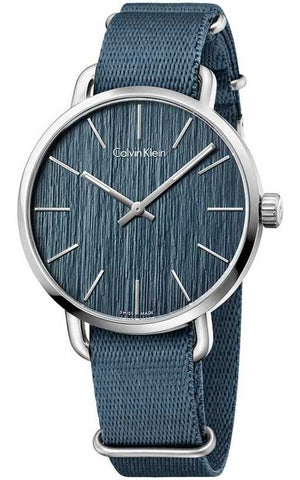 Buy Shop Calvin Klein Even Green Dial Green NATO Strap Watch for Men - K7B211WL USA Online