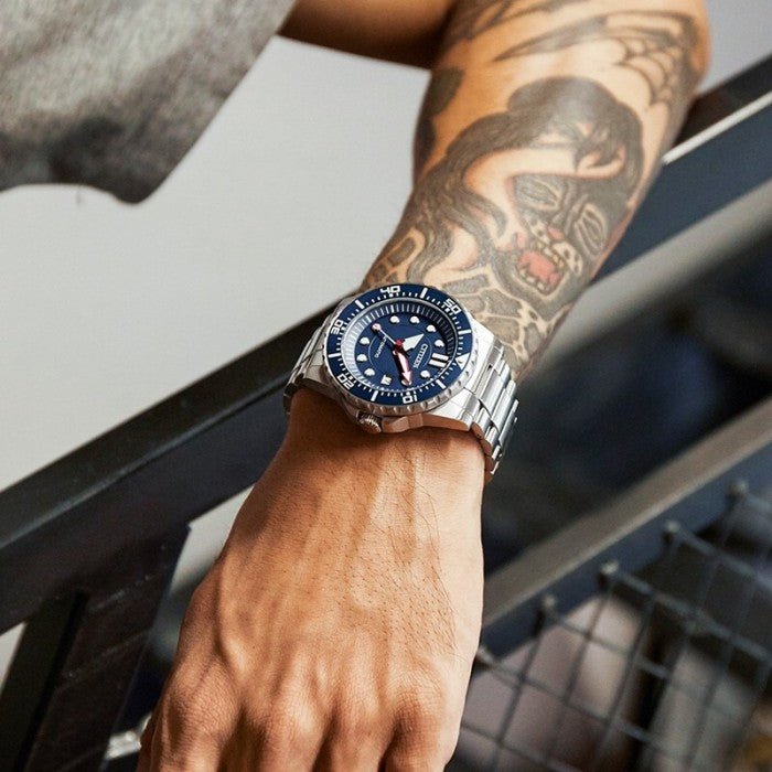 Buy Shop Citizen Promaster Mechanical Blue Dial Silver Steel Strap Watch For Men - NJ0121-89L USA Online