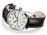 Buy Shop Mido Multifort Automatic Silver Dial Black Leather Strap Watch For Men - M005.430.16.031.80 USA Online