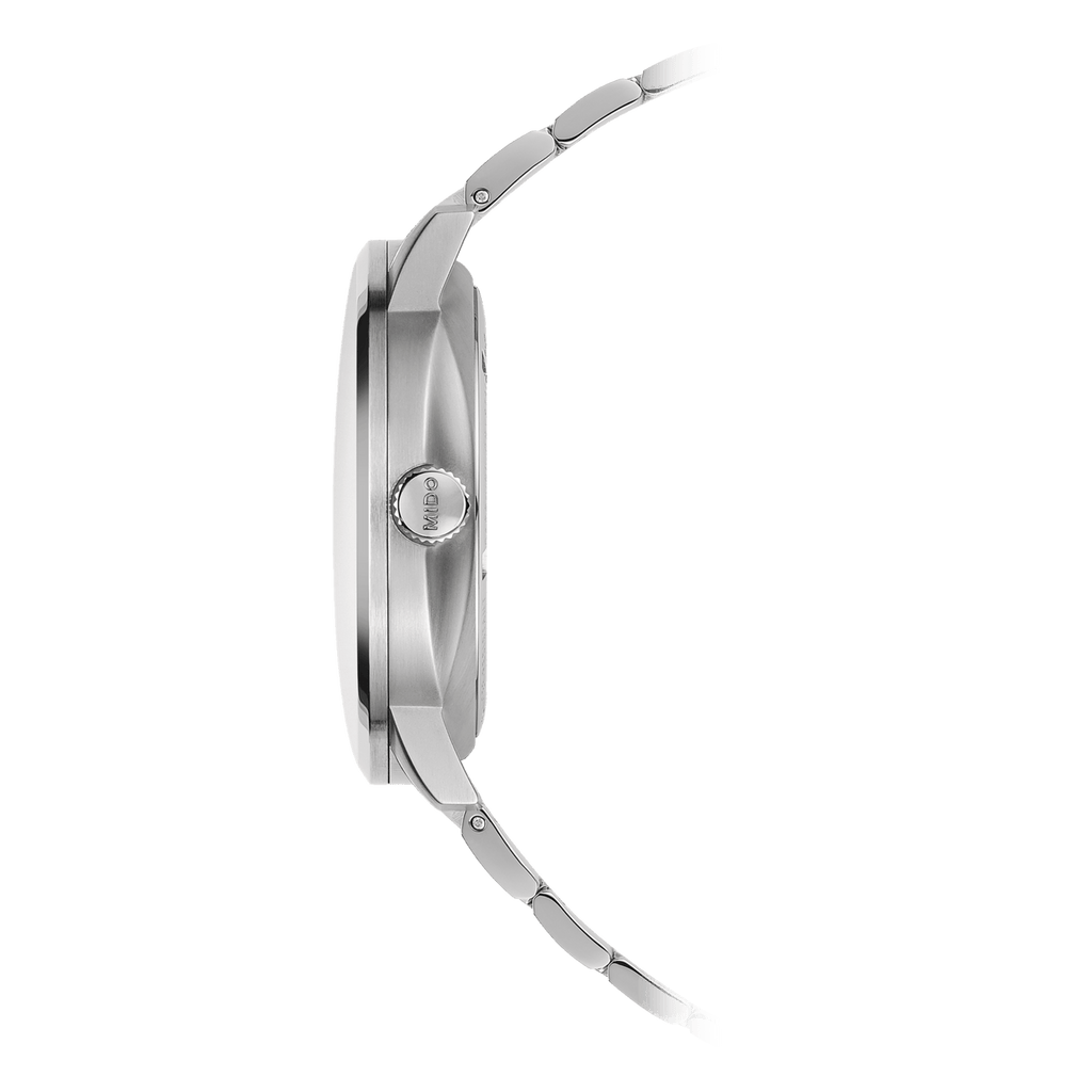 Buy Shop Mido Commander Automatic Gradient Blue Dial Silver Steel Strap Watch For Men - M021.407.11.411.01 USA Online