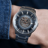 Buy Shop Mido Commander Automatic Gradient Black Dial Silver Steel Strap Watch For Men - M021.407.11.411.00 USA Online