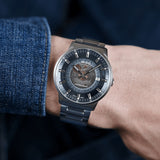 Buy Shop Mido Commander Automatic Gradient Black Dial Silver Steel Strap Watch For Men - M021.407.11.411.00 USA Online