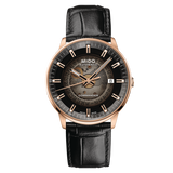 Buy Shop Mido Commander Automatic Black Dial Black Leather Strap Watch For Men - M021.407.36.411.00 USA Online