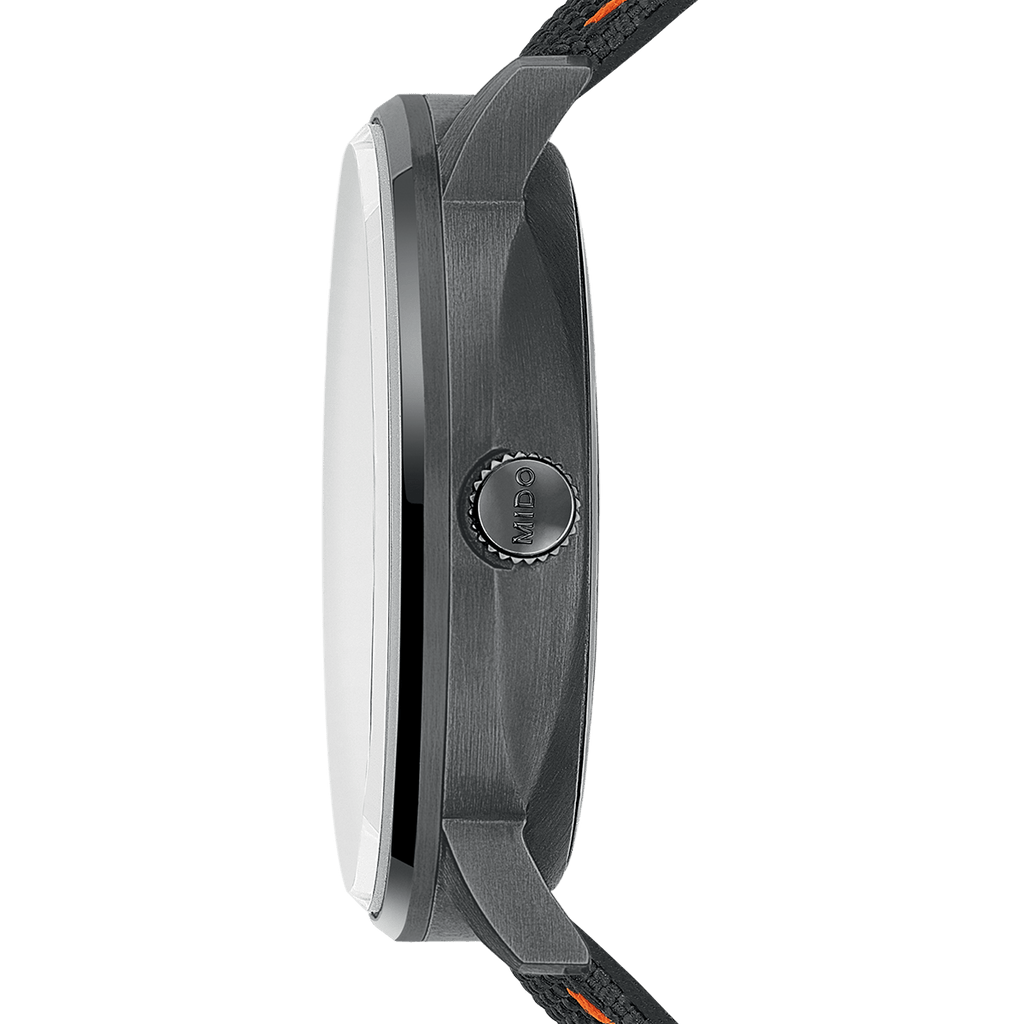 Buy Shop Mido Commander Automatic Gradient Black Dial Black Nylon Strap Watch For Men - M021.407.37.411.00 USA Online