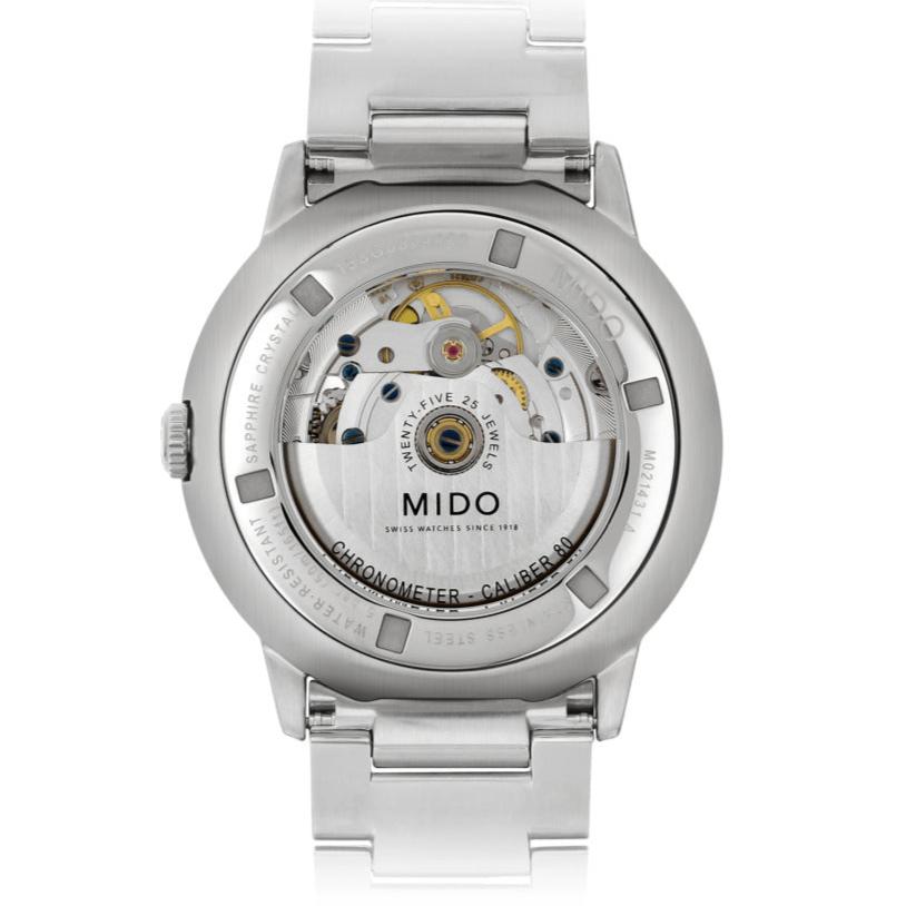 Buy Shop Mido Commander II Automatic Chronometer Silver Dial Silver Steel Strap Watch For Men - M021.431.11.031.00 USA Online