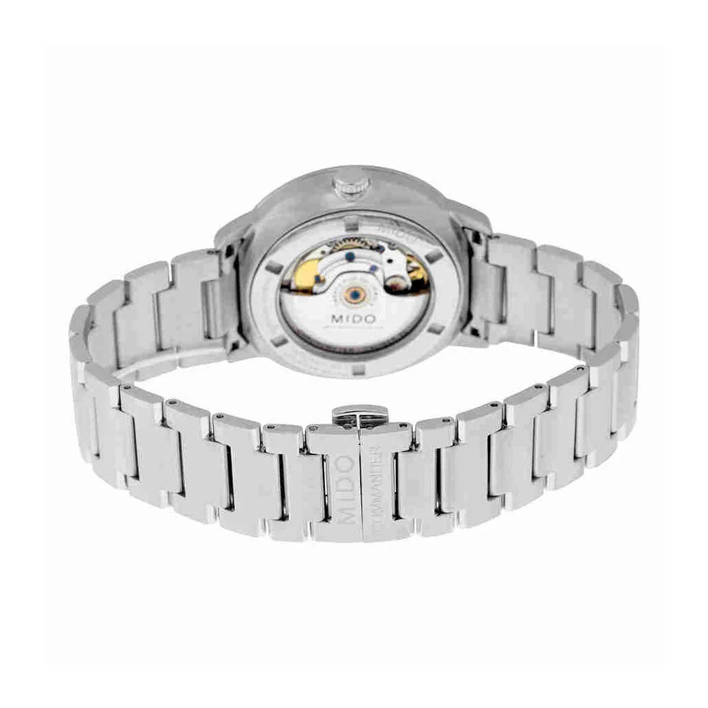 Buy Shop Mido Commander II Automatic Chronometer Blue Dial Silver Steel Strap Watch For Men - M021.431.11.041.00 USA Online