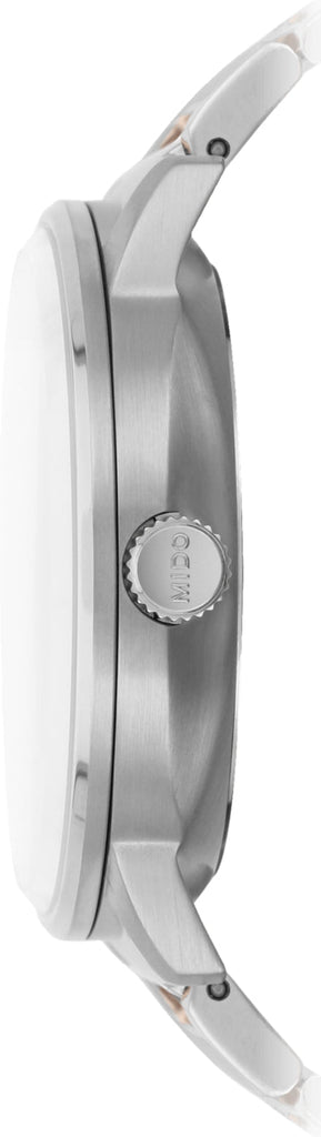 Buy Shop Mido Commander II Automatic Black Dial Silver Steel Strap Watch For Men - M021.431.11.051.00 USA Online