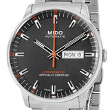 Buy Shop Mido Commander II Automatic Chronometer Grey Dial Silver Steel Strap Watch For Men - M021.431.11.061.01 USA Online